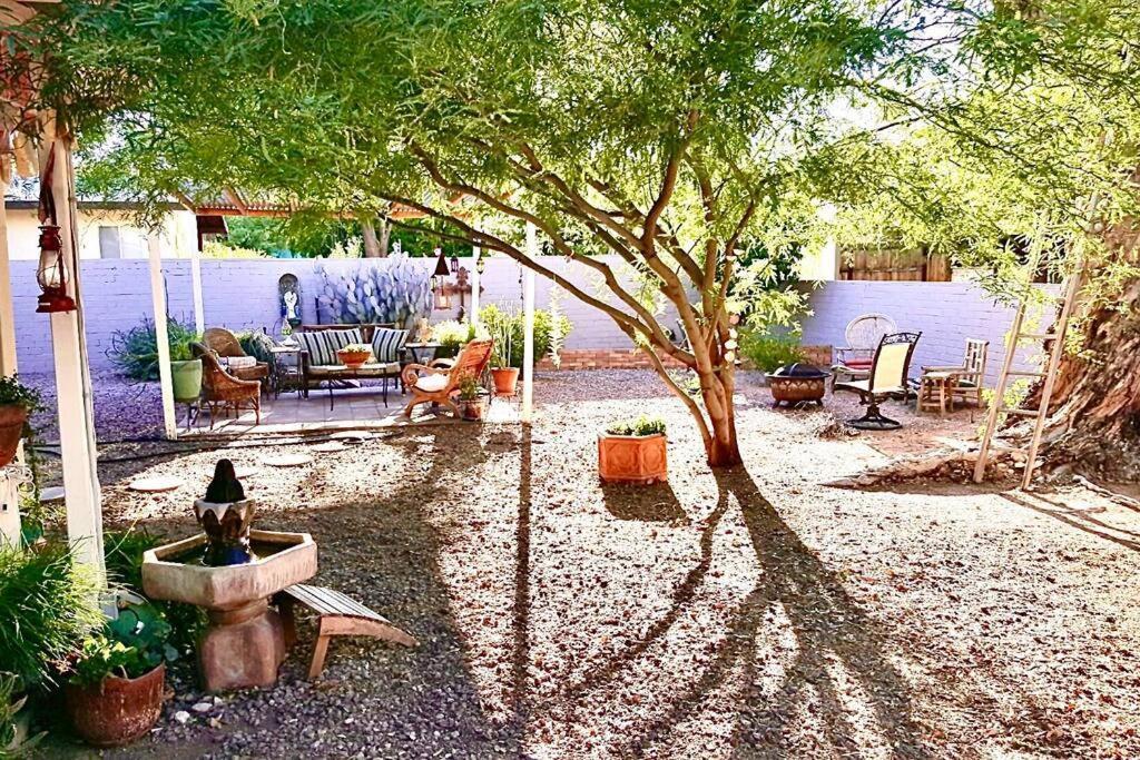 Cute Peaceful Tiny House Getaway W Backyard - Low Summer Rates! Tucson Dış mekan fotoğraf